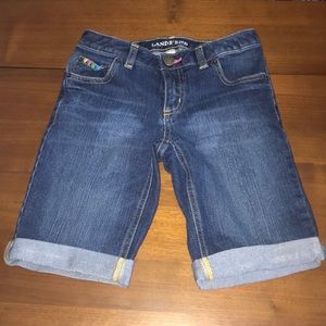 Size 10 Girl’s Dark Wash Bermuda Short